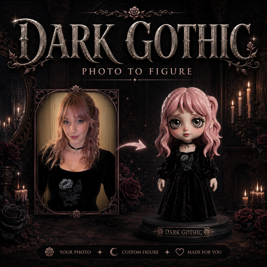 Custom Dark Gothic Figurine | Bring your zombie nightmare imaginations into reality.