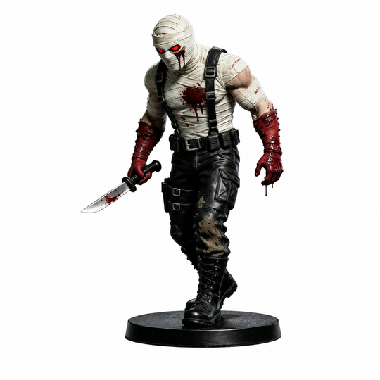 Crimson Blade-Detailed Sculpt Miniature for RPG, Display & Collection