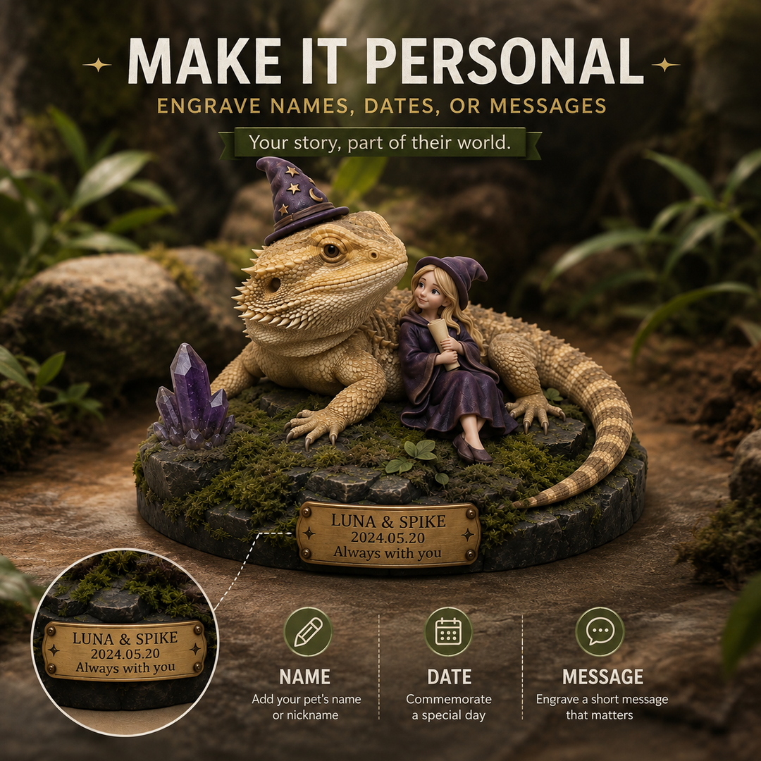 Exotic Pet & Owner Custom Figurine | From Your Photo to a Magical Collectible