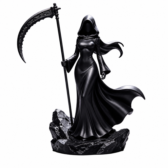 Reaper Girl - Detailed Sculpt Miniature for RPG, Display & Collection