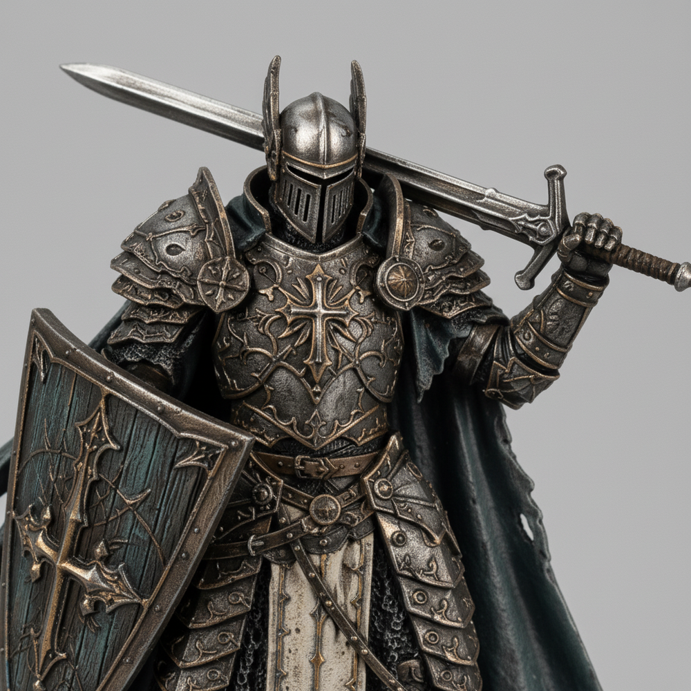 Shadow Knight-Detailed Sculpt Miniature for RPG, Display & Collection