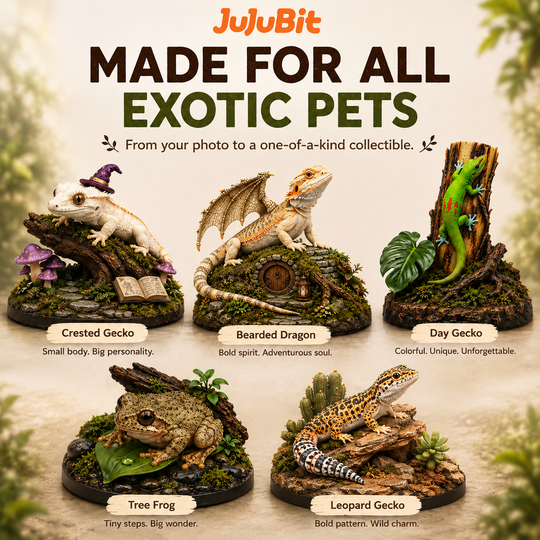 Custom Exotic Pet Figurine | Turn Your Pet Into a Magical Mini World