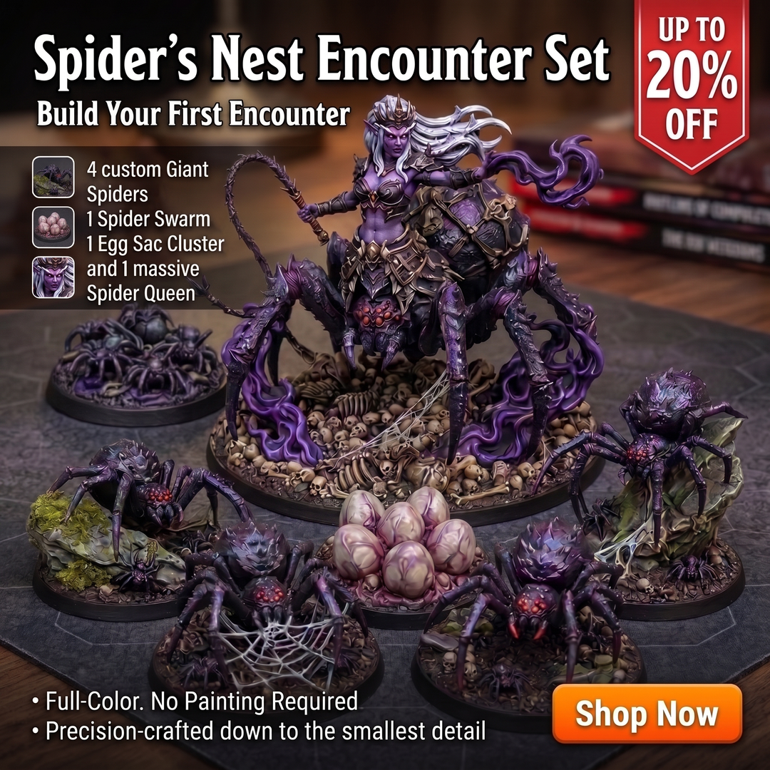 Webs Everywhere – The Spider’s Nest Encounter Set