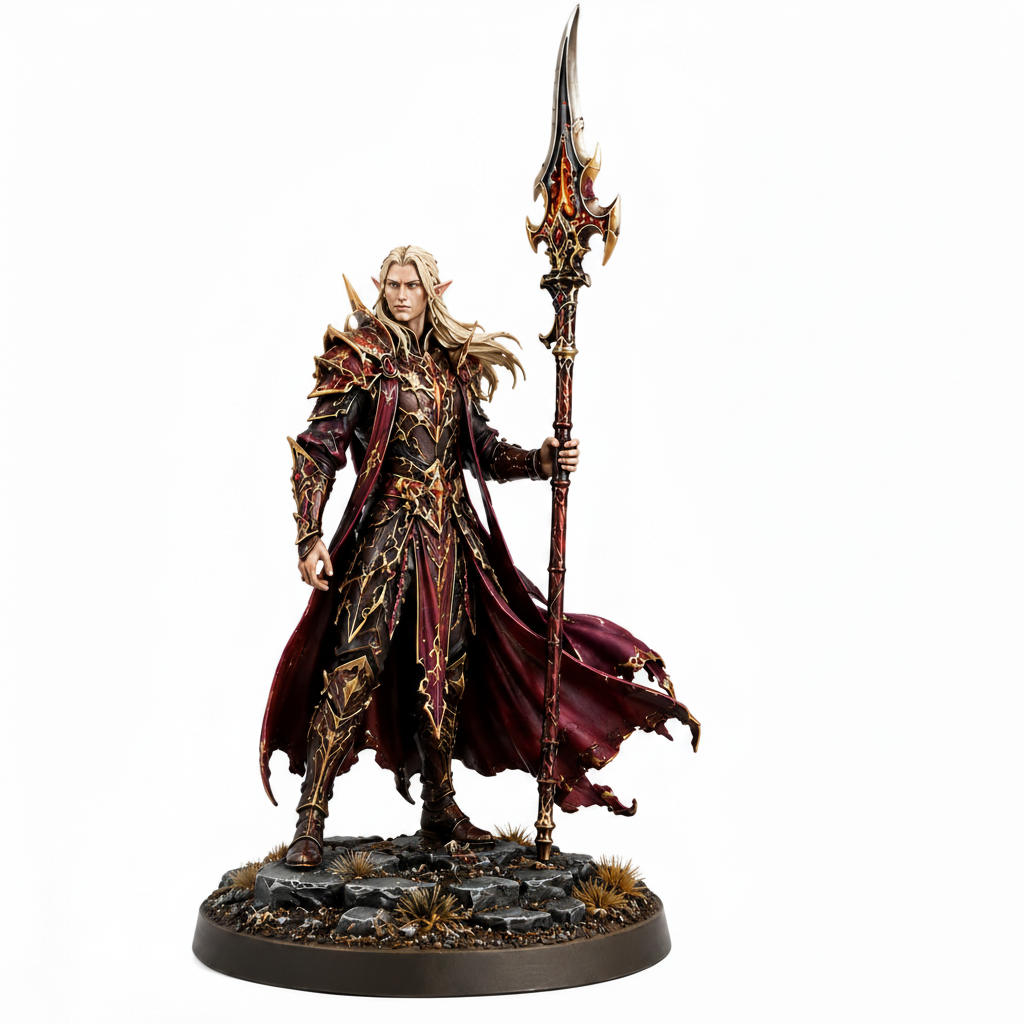 Crimson Blazeforge-Detailed Sculpt Miniature for RPG, Display & Collection Regular price