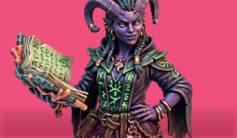TRPG miniature custom figurine template - JuJuBit