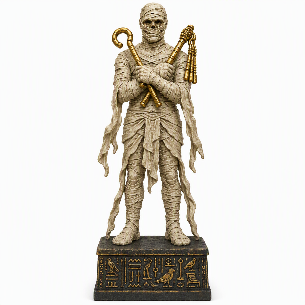 Mummy Wrapped-Detailed Sculpt Miniature for RPG, Display & Collection