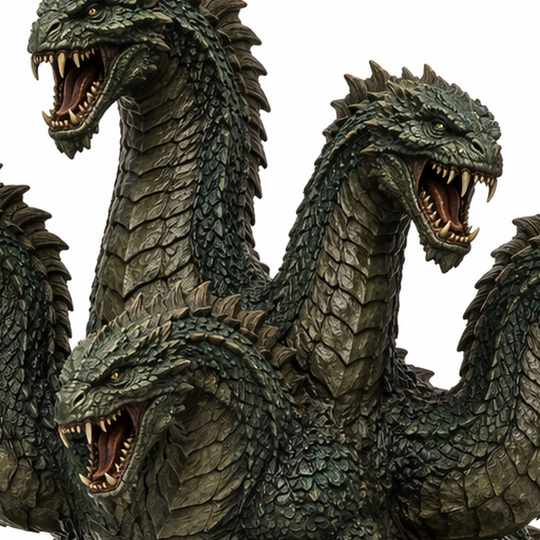 Venomcrest Hydra-Detailed Sculpt Miniature for RPG, Display & Collection