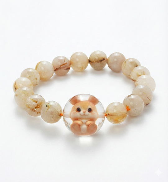 JuJuBit Yellow Phantom Bracelet 8mm – Stone for Wealth & Growth