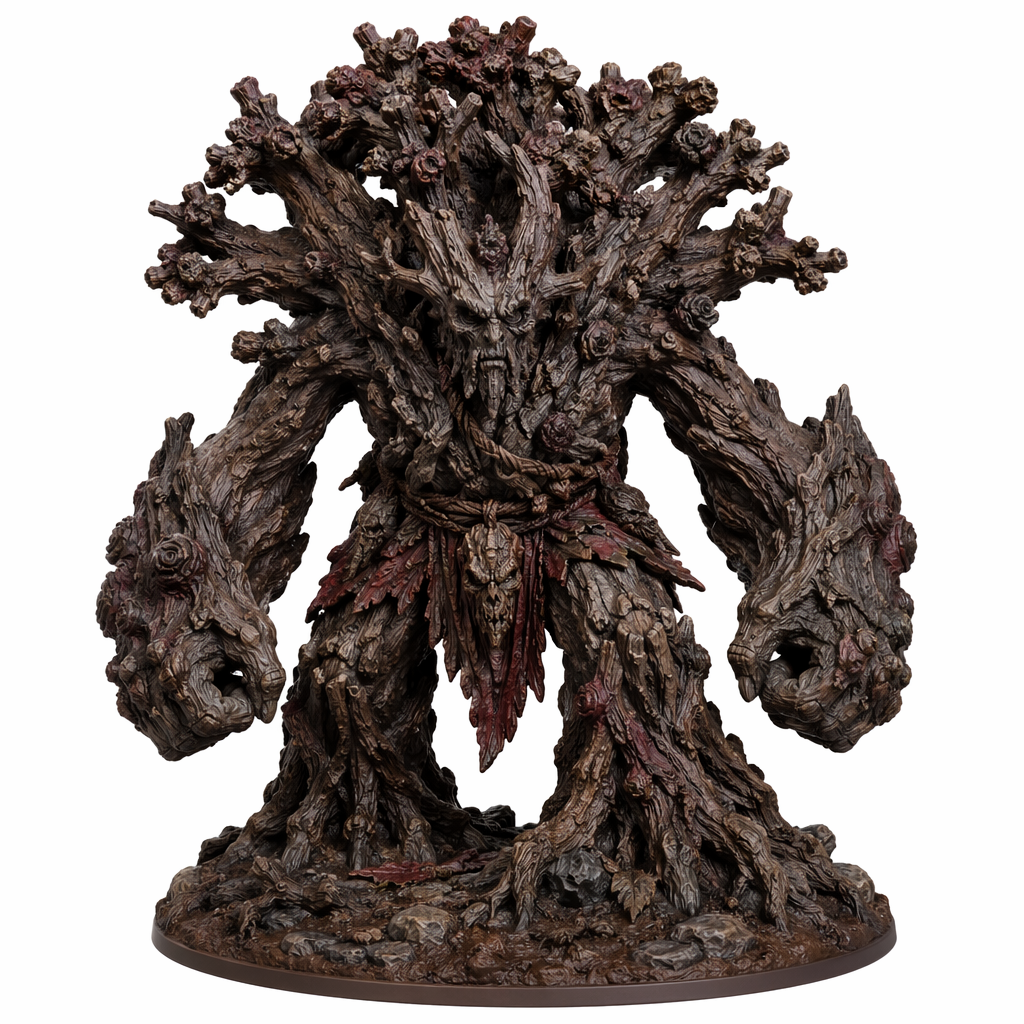 Bloodoak Treant Warlord-Detailed Sculpt Miniature for RPG, Display & Collection