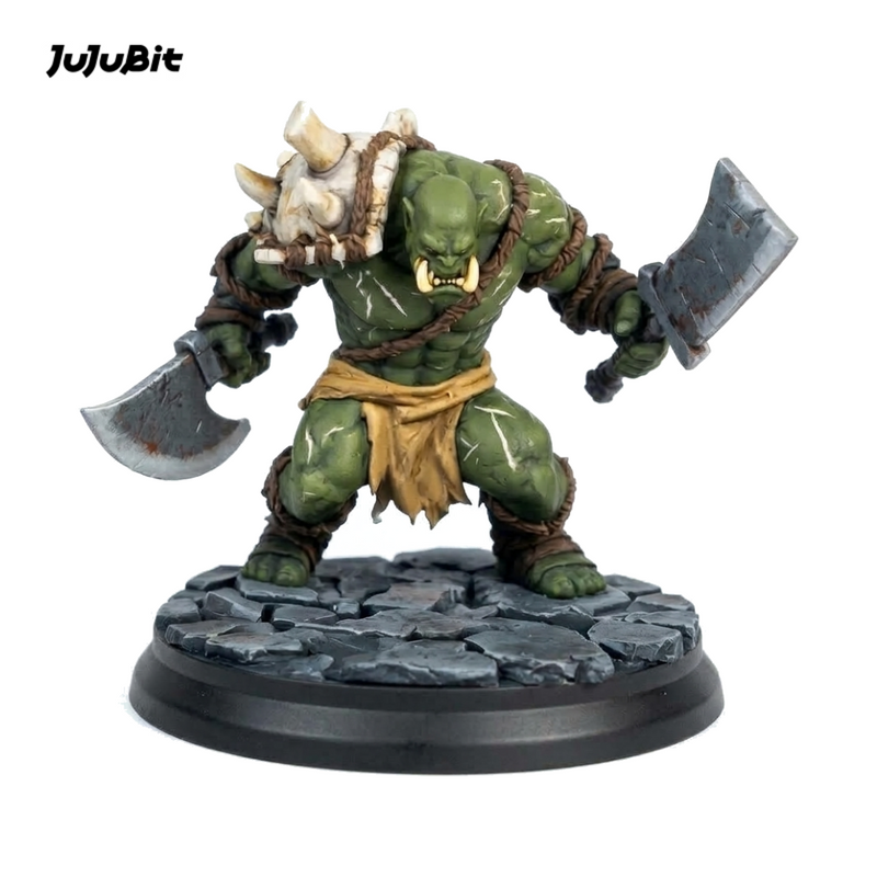 Dualcleave Orc Warlord-Detailed Sculpt Miniature for RPG, Display & Collection