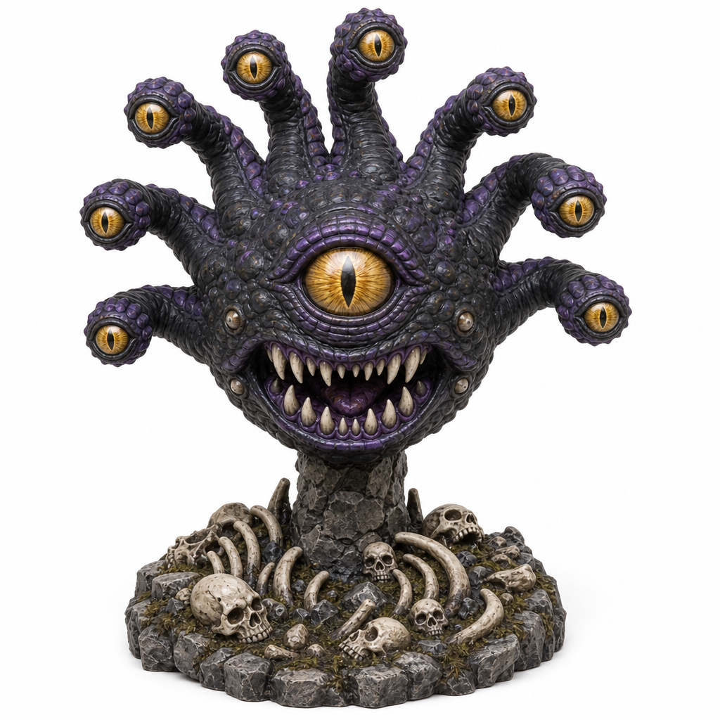 Dreadgaze Beholder-Detailed Sculpt Miniature for RPG, Display & Collection