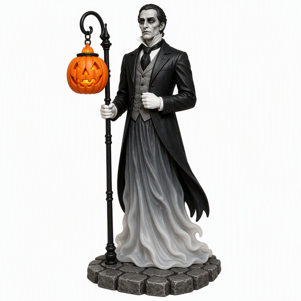 Haunted Lantern Keeper-Detailed Sculpt Miniature for RPG, Display & Collection