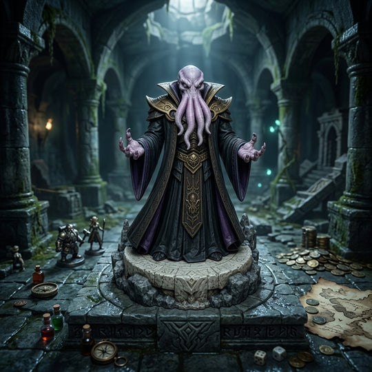 Abyssal Mind Flayer-Detailed Sculpt Miniature for RPG, Display & Collection