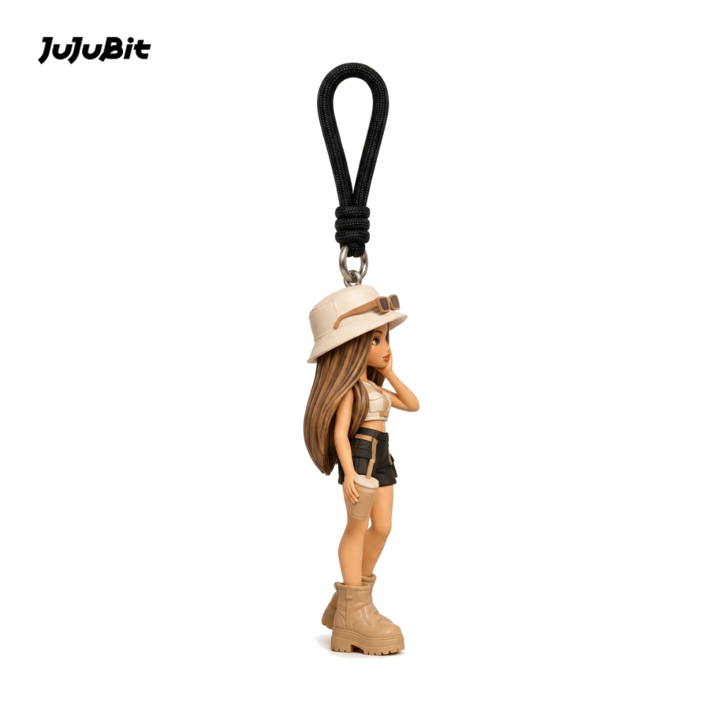 Adventure Girl Keychain