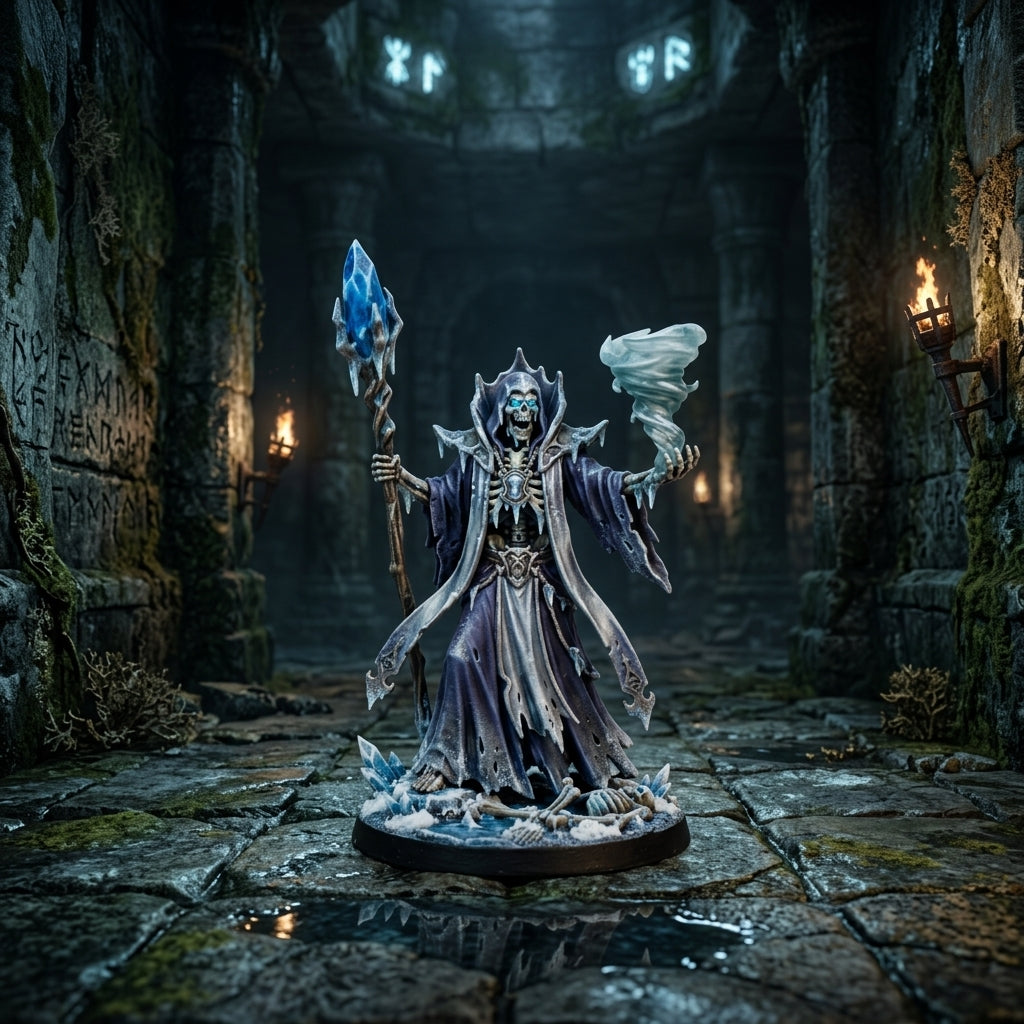 Frost Lich – Detailed Sculpt Miniature for RPG, Display & Collection