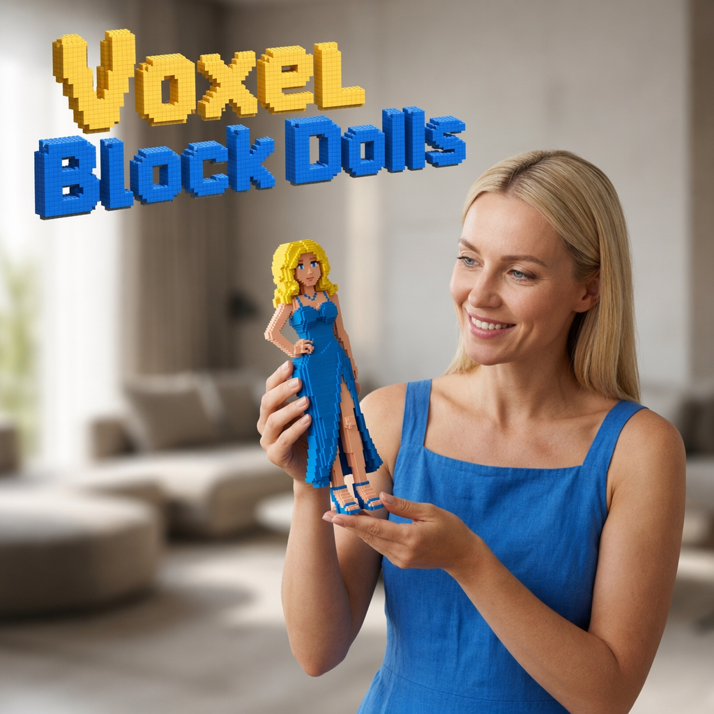 Custom Voxel Figurine | Turn Yourself into a 3D Pixelated character