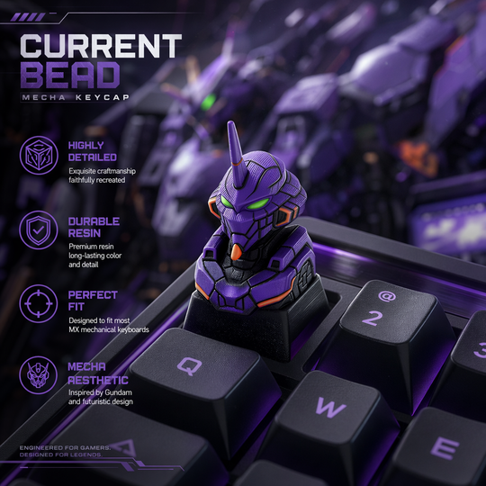 JuJuBit Custom Artisan Keycap for Mechanical Keyboards Mecha-01