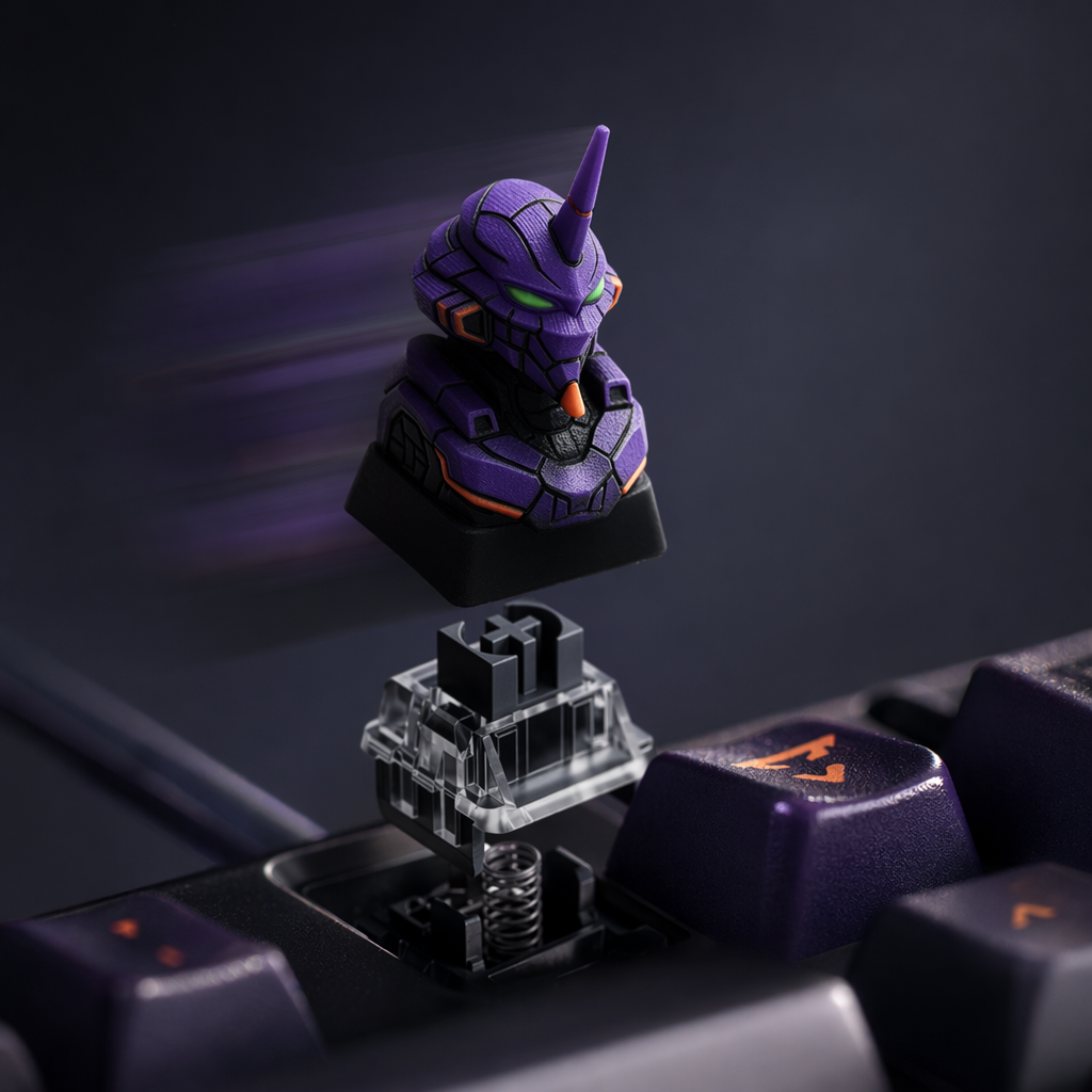 JuJuBit Custom Artisan Keycap for Mechanical Keyboards Mecha-01