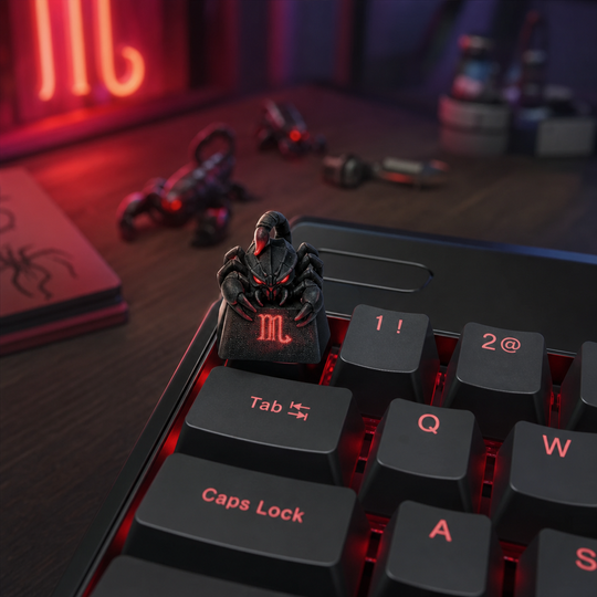 JuJuBit Custom Artisan Keycap for Mechanical Keyboards Scorpio