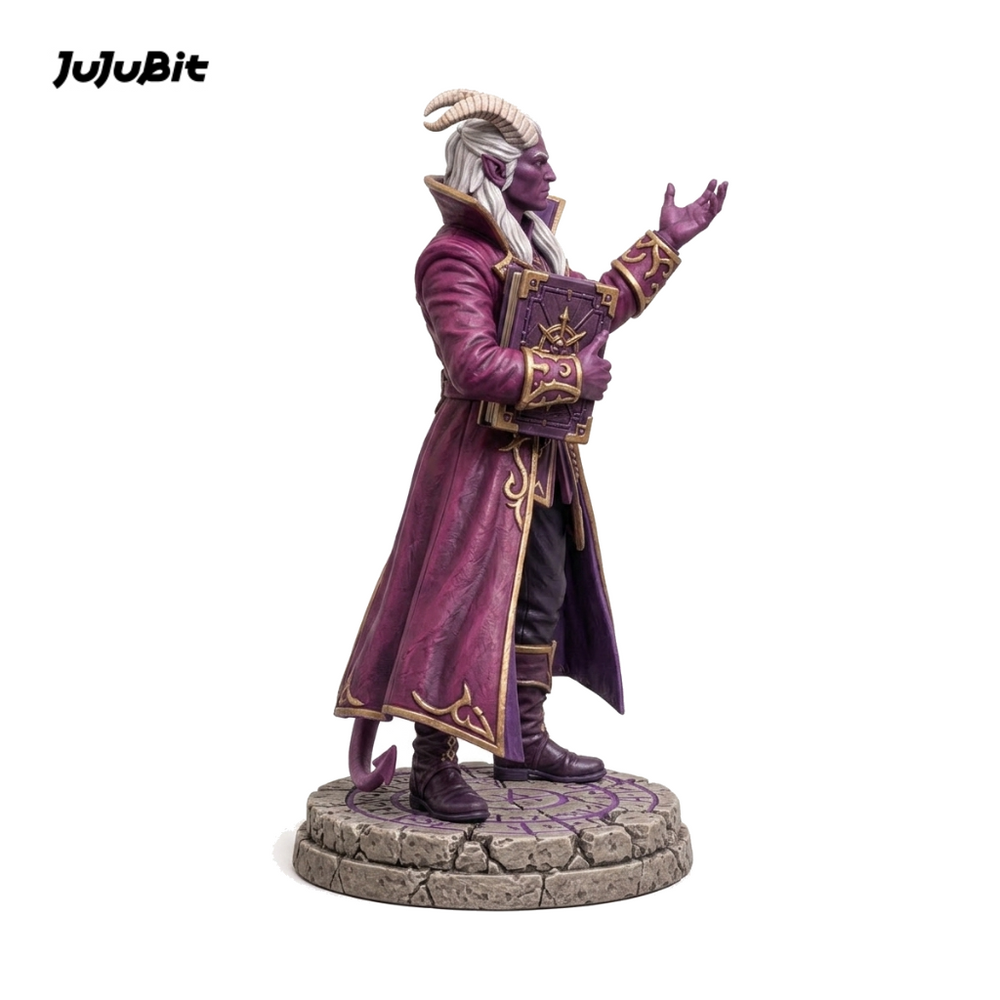 Ashmane Tiefling Warlock-Detailed Sculpt Miniature for RPG, Display & Collection
