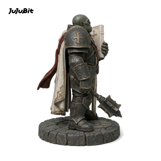 Ashvow Half-Orc Cleric-Detailed Sculpt Miniature for RPG, Display & Collection