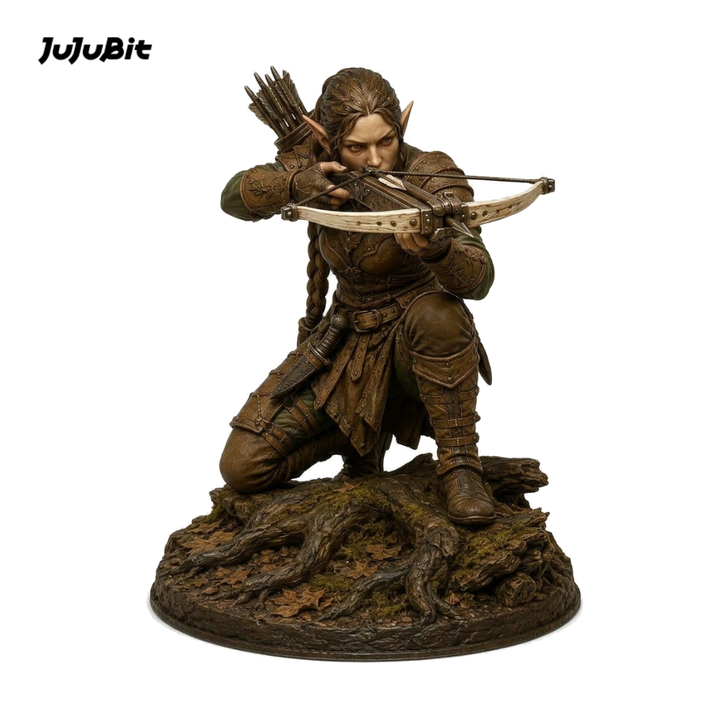 Ashwood Hunter-Detailed Sculpt Miniature for RPG, Display & Collection