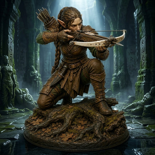 Ashwood Hunter-Detailed Sculpt Miniature for RPG, Display & Collection