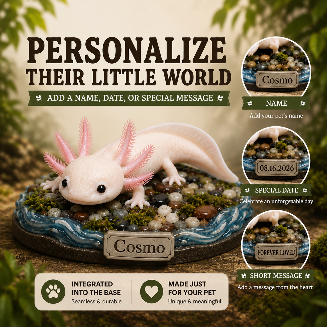 Custom Exotic Pet Figurine | Turn Your Pet Into a Magical Mini World