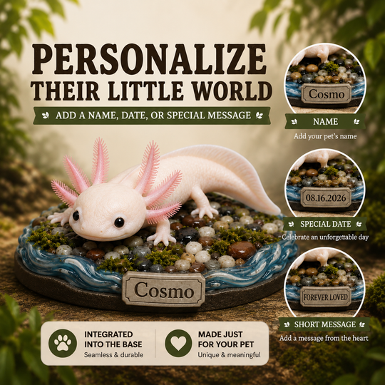 Custom Exotic Pet Figurine | Turn Your Pet Into a Magical Mini World