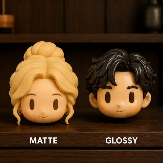 Custom Soft Chibi Head Keychain | Carry Your Favorite Face Everywhere