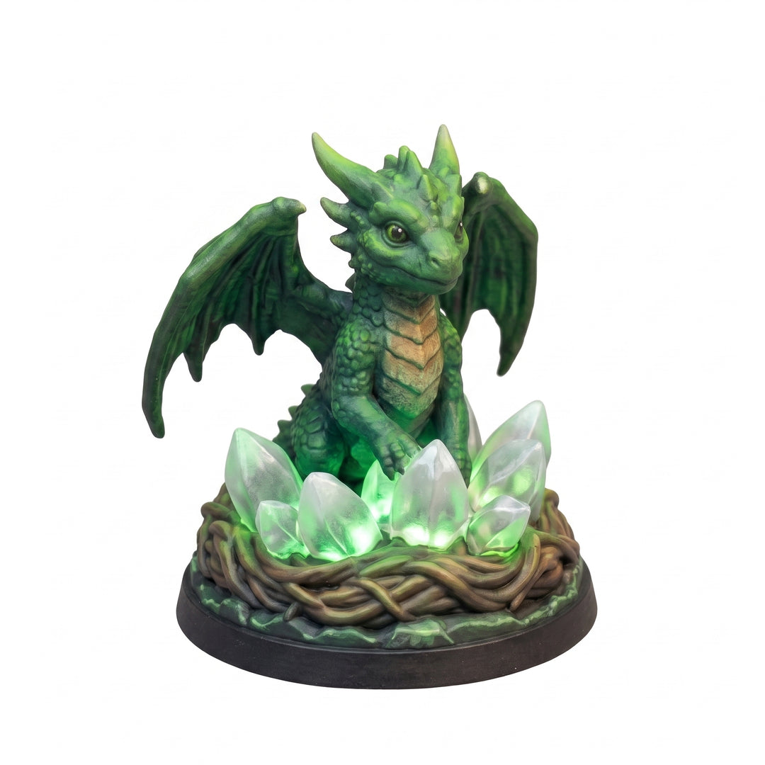 The Venom Wyrmling - hand painted DnD miniature - JuJuBit