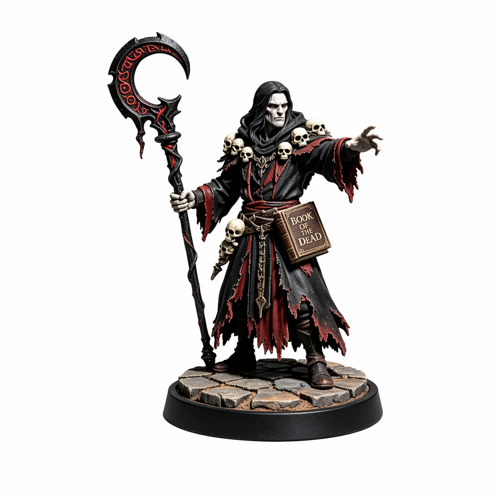 Death Lord-Detailed Sculpt Miniature for RPG, Display & Collection