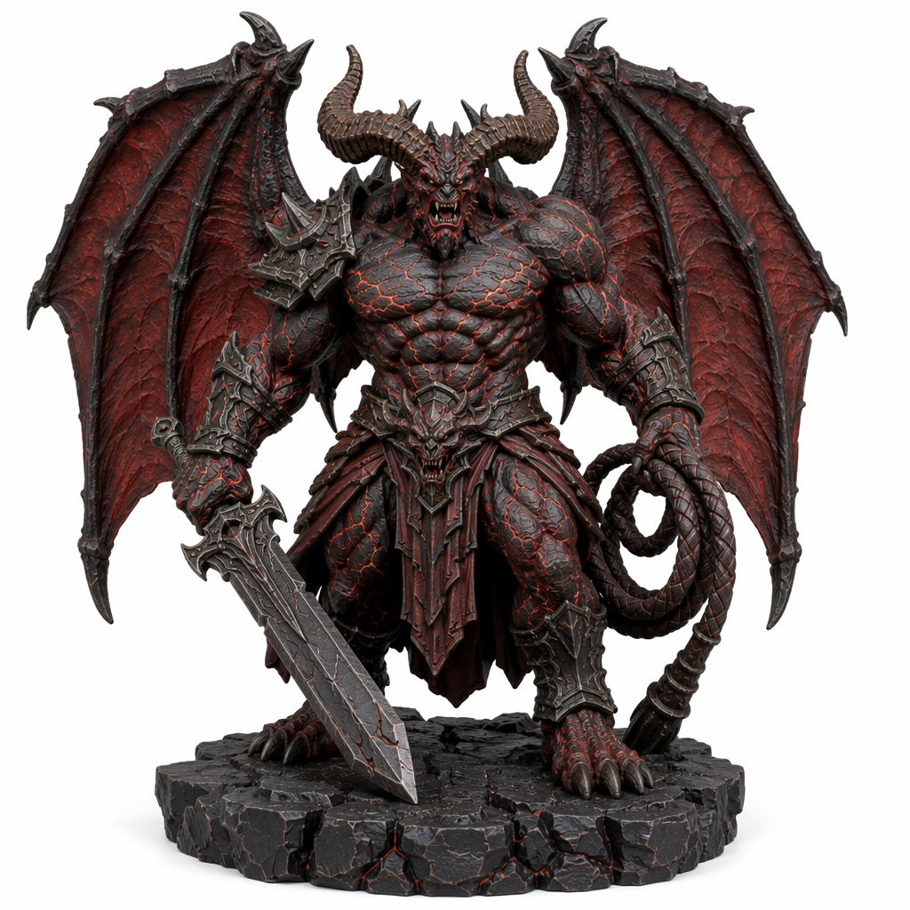Emberforge Balor Demon-Detailed Sculpt Miniature for RPG, Display & Collection