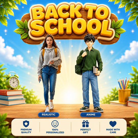 Custom Back-to-School Figurines | Get Ready for a New Adventure!