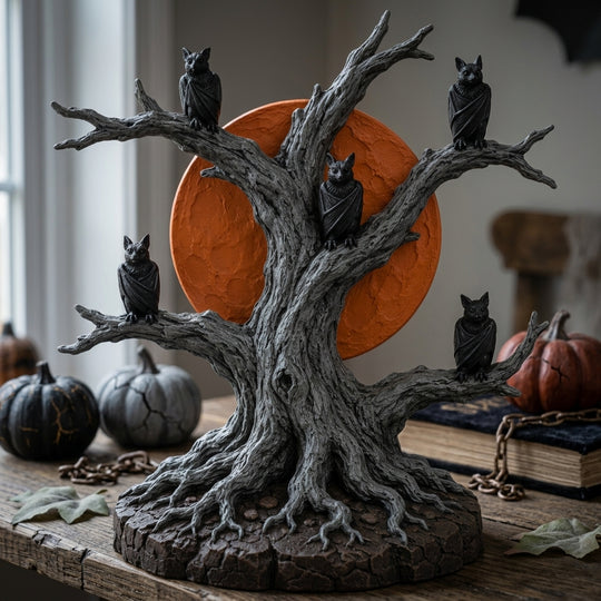 Bat Swarm Tree-Detailed Sculpt Miniature for RPG, Display & Collection