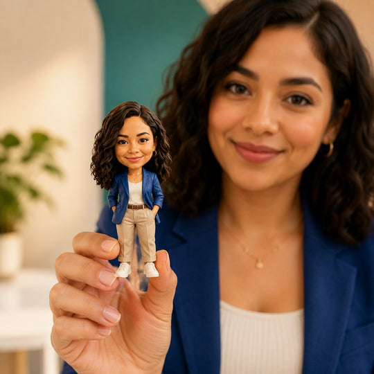 Big Head Portrait Figurine | Turn Your Photo into a Lifelike 3D Figure