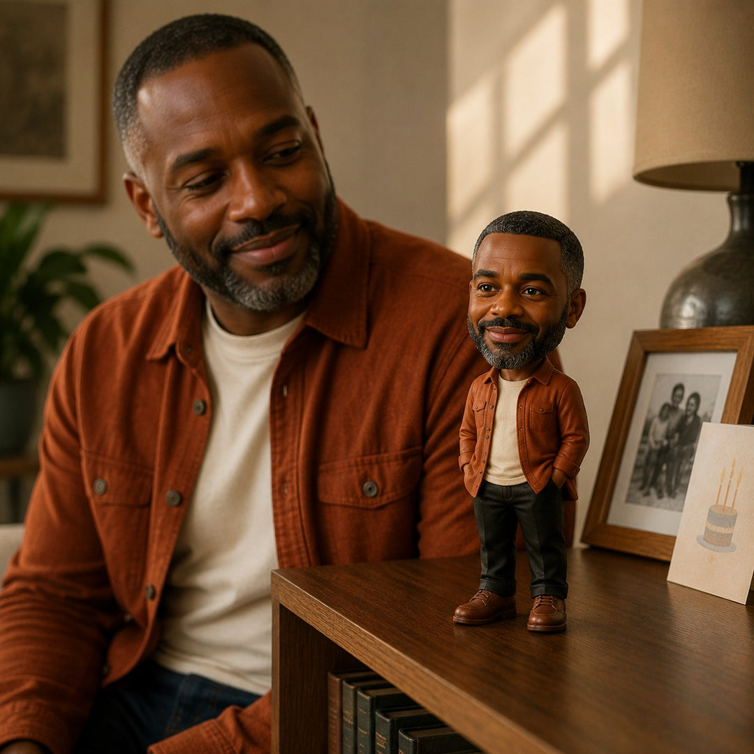 Big Head Portrait Figurine | Turn Your Photo into a Lifelike 3D Figure