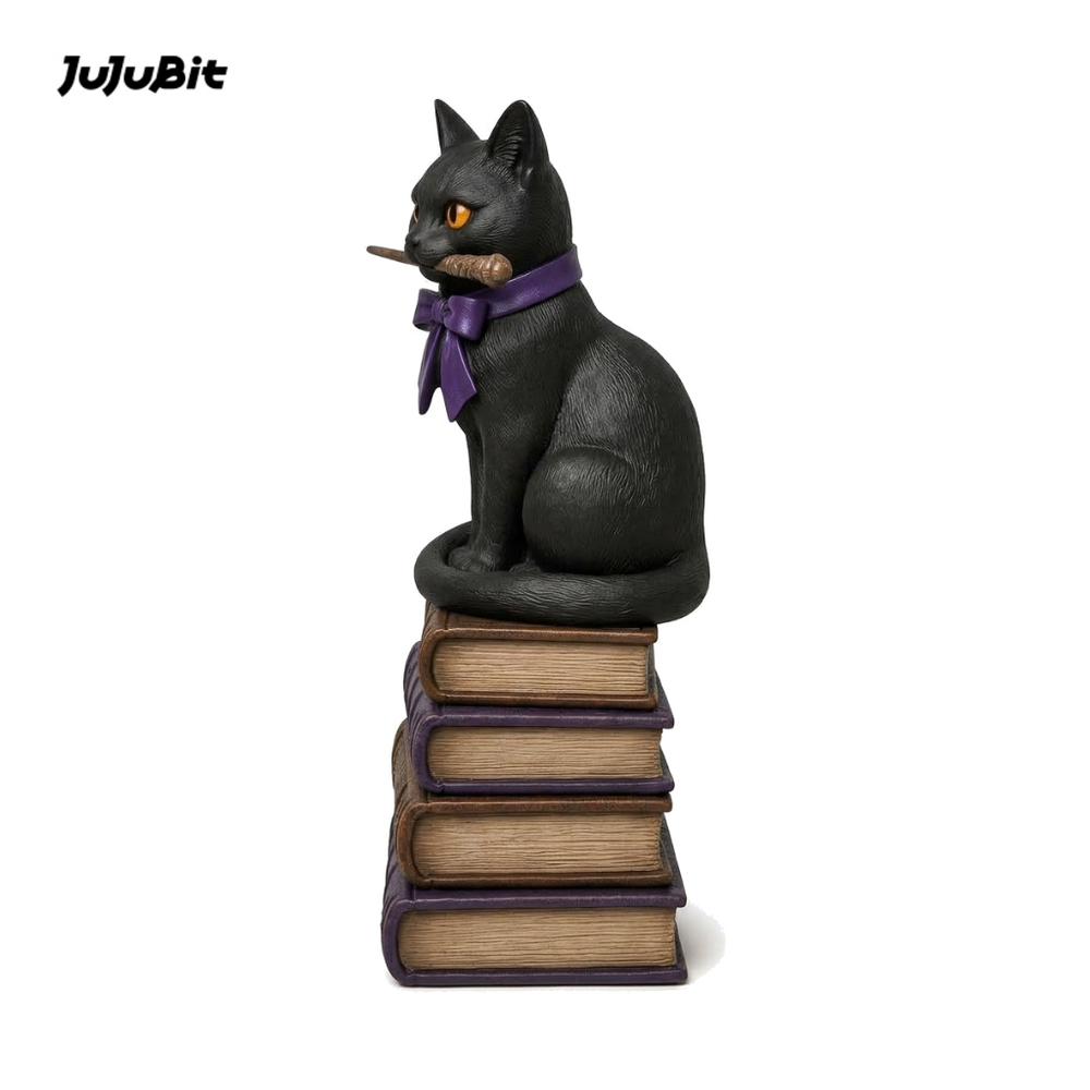 Black Cat Familiar-Detailed Sculpt Miniature for RPG, Display & Collection