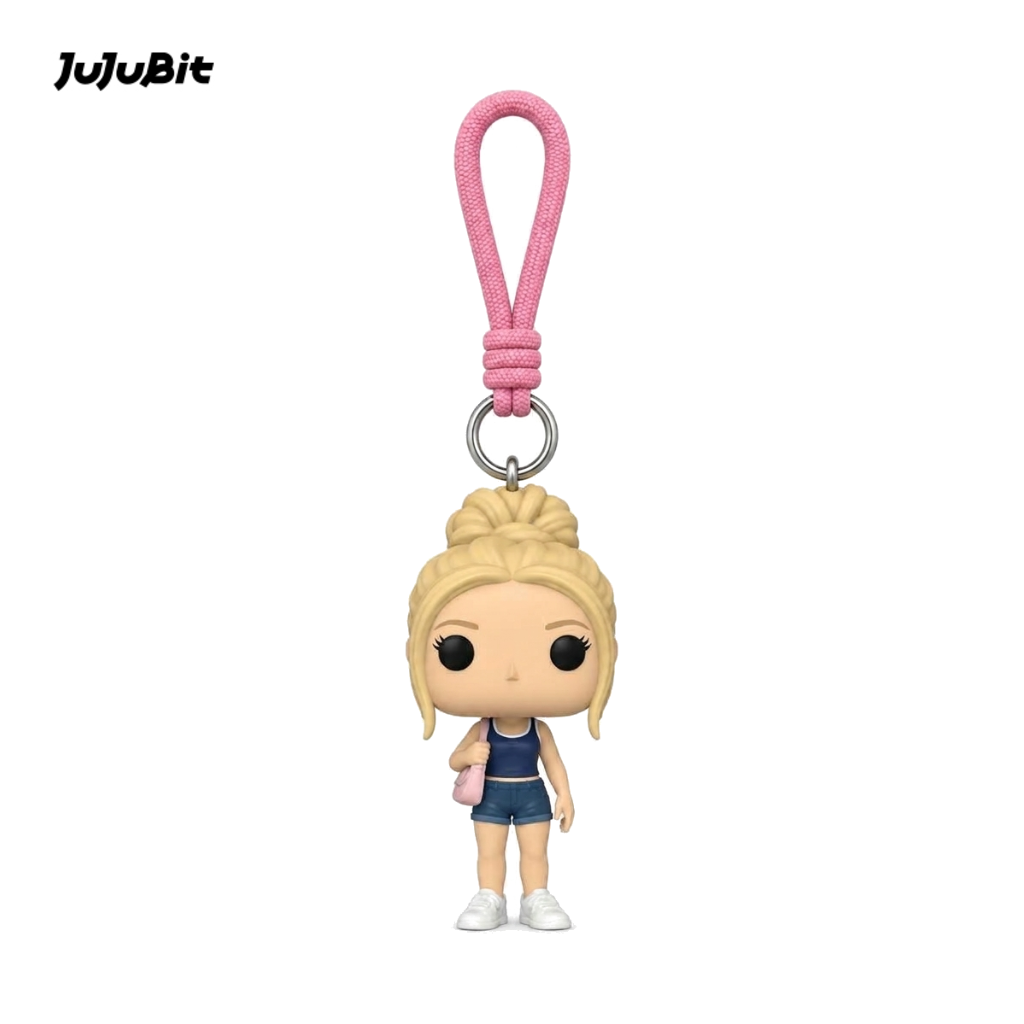 Blonde Bun Minipop Keychain