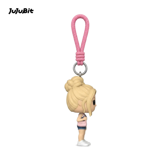 Blonde Bun Minipop Keychain