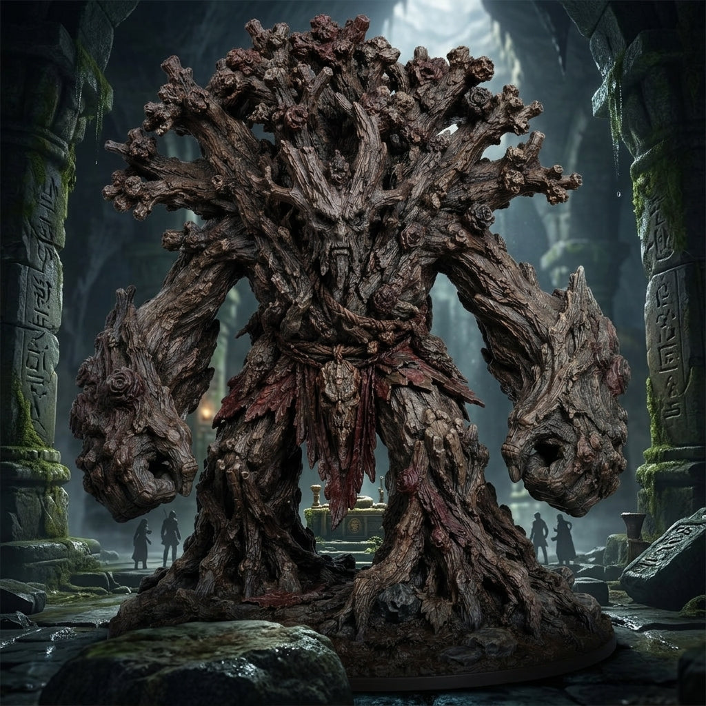 Bloodoak Treant Warlord-Detailed Sculpt Miniature for RPG, Display & Collection