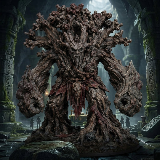 Bloodoak Treant Warlord-Detailed Sculpt Miniature for RPG, Display & Collection