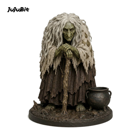 Bogwither Green Hag-Detailed Sculpt Miniature for RPG, Display &amp; Collection