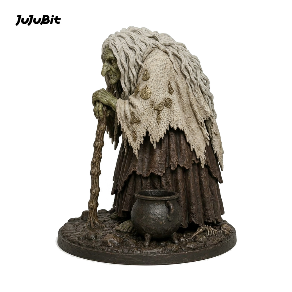 Bogwither Green Hag-Detailed Sculpt Miniature for RPG, Display & Collection
