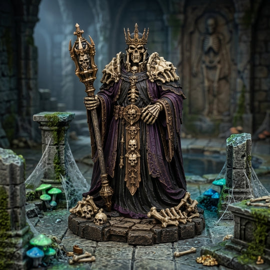 Bone Sovereign-Detailed Sculpt Miniature for RPG, Display & Collection