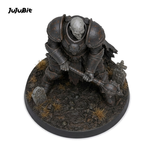 Bonechill Reborn Grave Knight-Detailed Sculpt Miniature for RPG, Display &amp; Collection