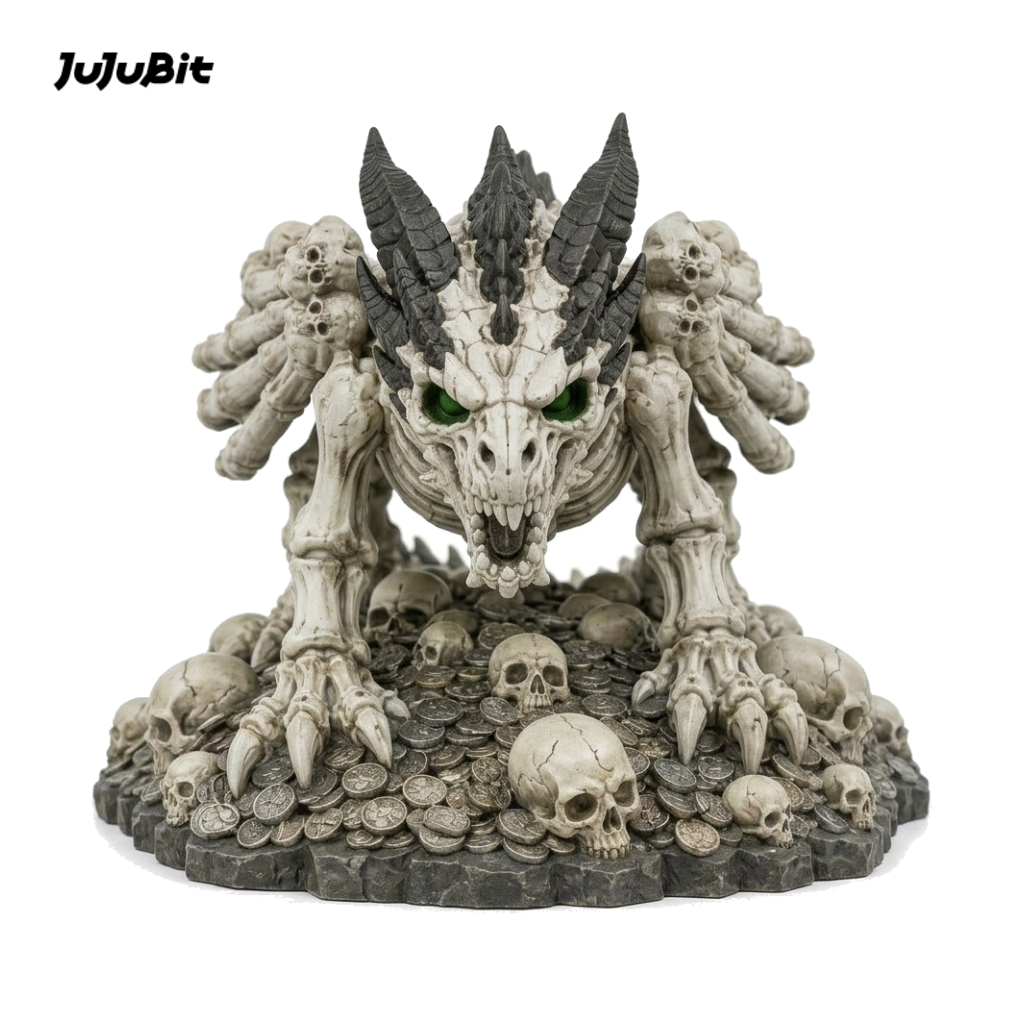 Bonecrest Dracolich-Detailed Sculpt Miniature for RPG, Display & Collection