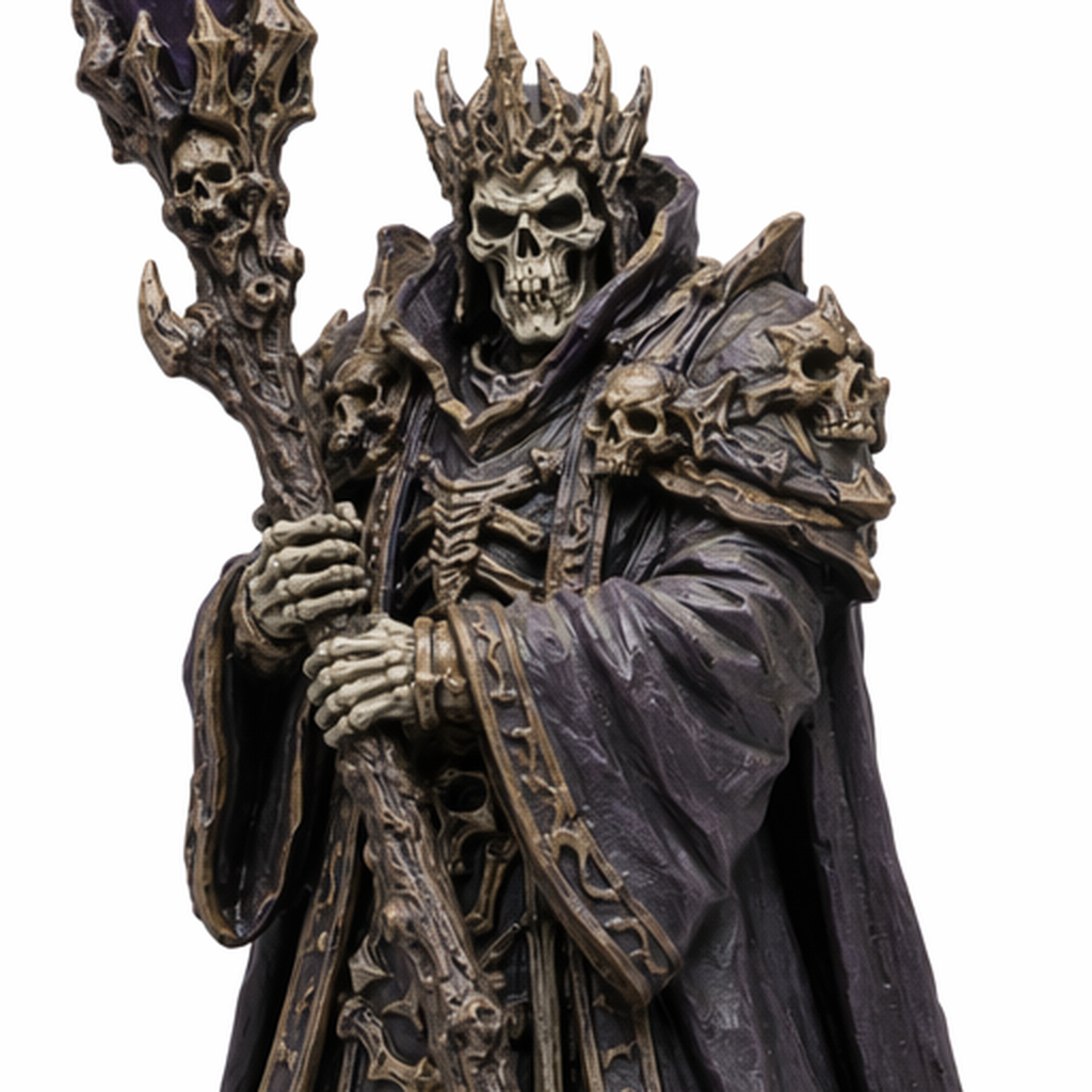 Bonehoard Lich-Detailed Sculpt Miniature for RPG, Display & Collection