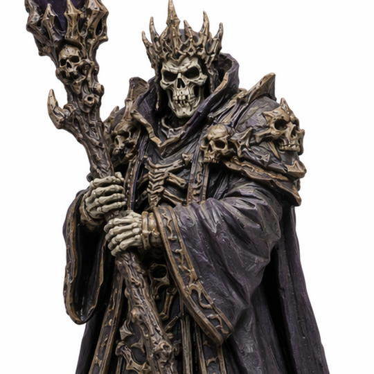 Bonehoard Lich-Detailed Sculpt Miniature for RPG, Display & Collection