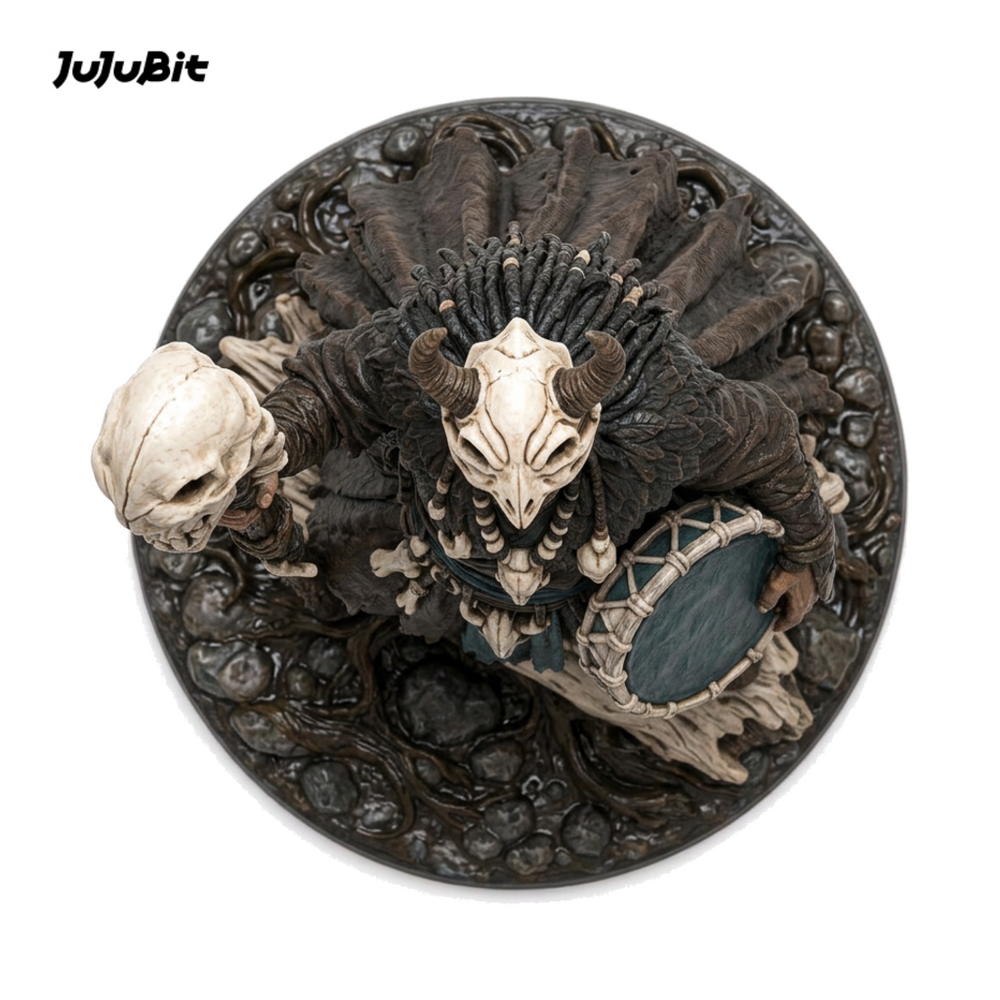Bonetide Shaman-Detailed Sculpt Miniature for RPG, Display & Collection